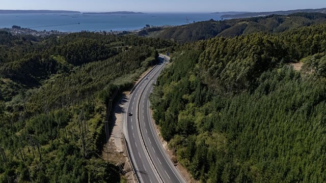 El gobierno chileno publica la adjudicación de la concesión de la ruta del Itata a Sacyr