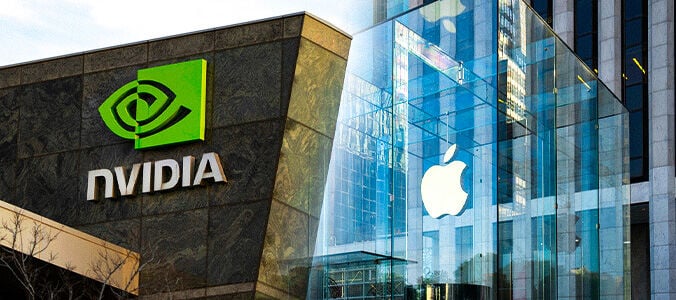 NVIDIA Vs Apple: Así va la carrera por ser la empresa más valiosa del mundo