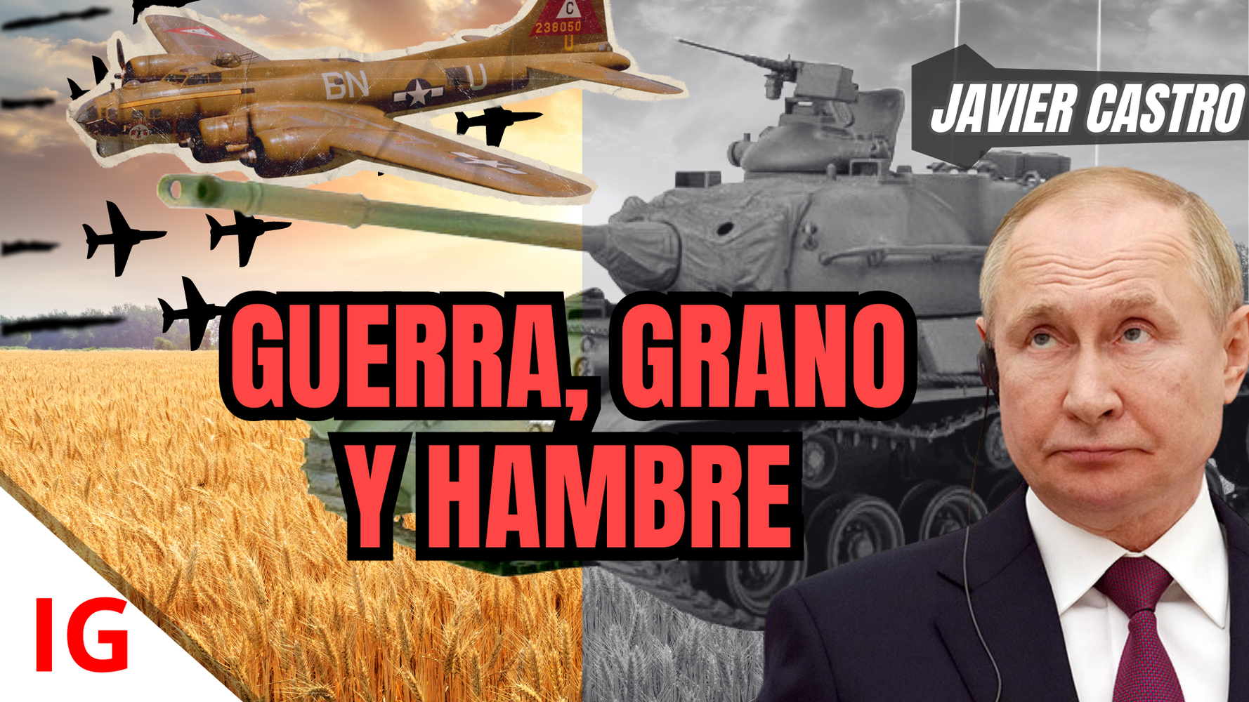 Guerra: Falsa hambruna / Putin compra con grano aliados en África / Blanqueo de una Rusia criminal