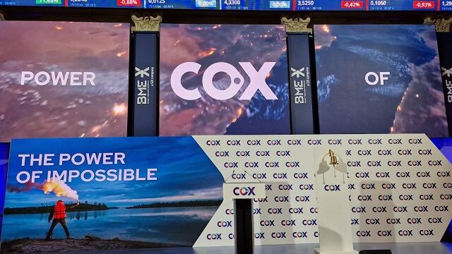 Cox se estrena en bolsa con caídas importantes