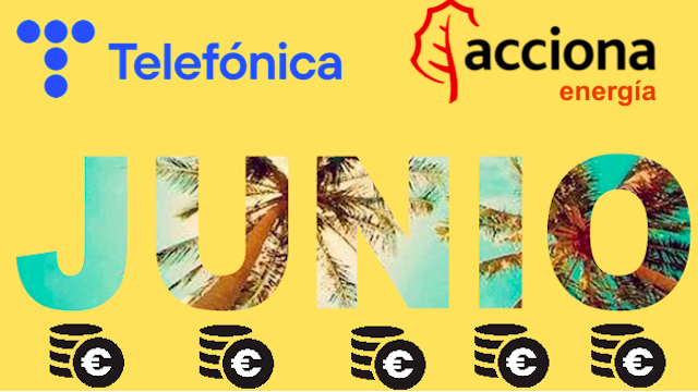 Último día para optar a los dividendos de Telefónica y Acciona Energía: 1.008 millones de euros