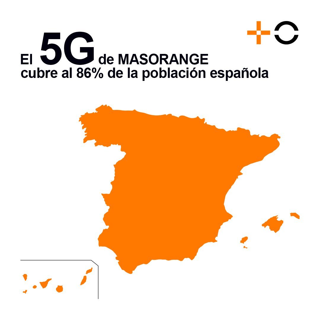 MASORANGE lleva la conectividad 5G a más de 3.500 municipios españoles